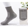 calcetines unisex anti-desliz para pacientes calcetines de algodón de tubo